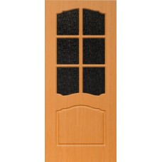 Межкомнатная дверь с ПВХ-пленкой Альфа ПО миланский орех